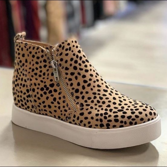 Leopard print Wedge sneaker - Picture 8 of 8